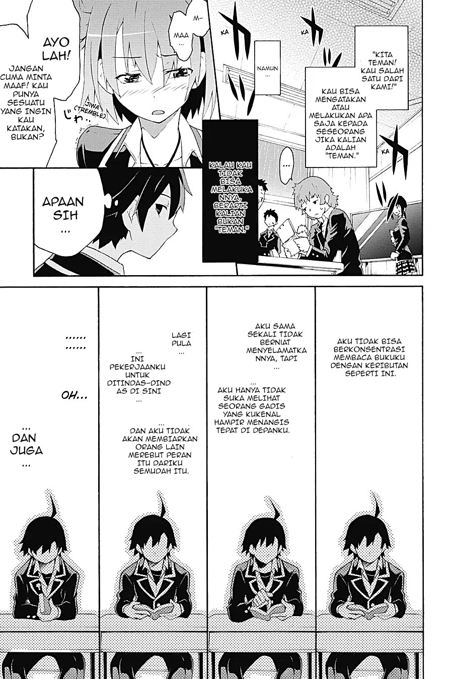 Baca Yahari Ore no Seishun Love Come wa Machigatteiru Chapter 4.1 Bahasa Indonesia page 26