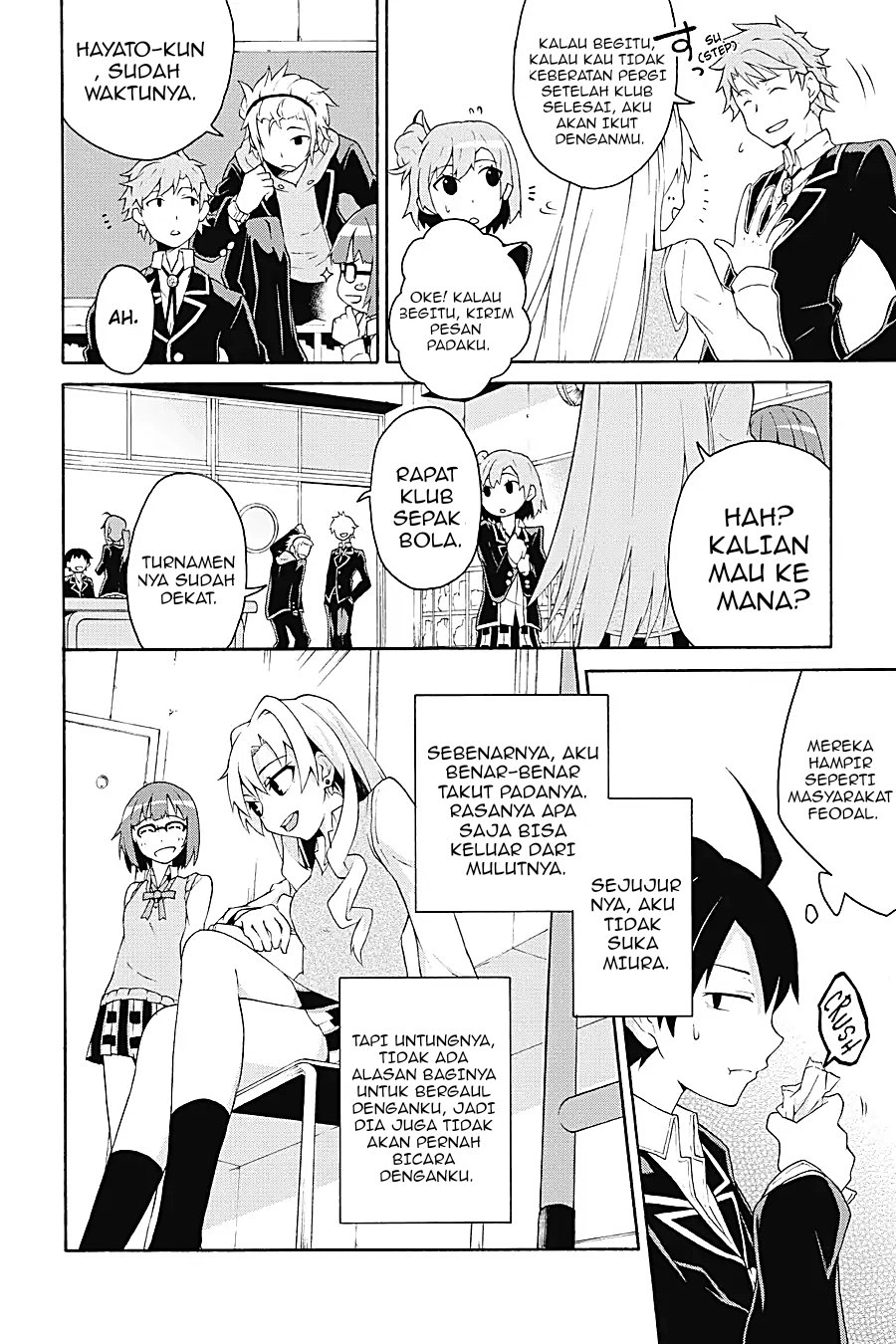 Baca Yahari Ore no Seishun Love Come wa Machigatteiru Chapter 4.1 Bahasa Indonesia page 20