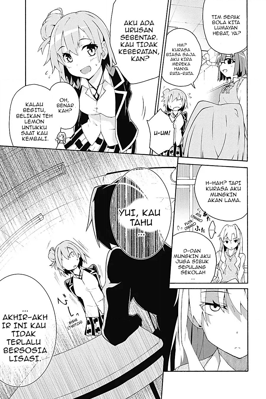 Baca Yahari Ore no Seishun Love Come wa Machigatteiru Chapter 4.1 Bahasa Indonesia page 22