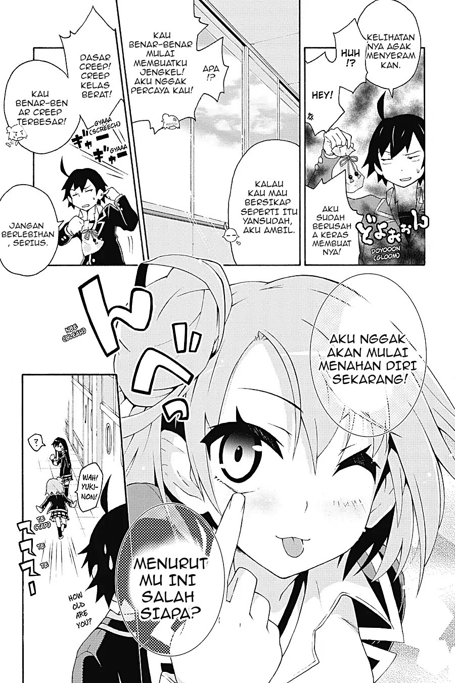 Baca Yahari Ore no Seishun Love Come wa Machigatteiru Chapter 4.2 Bahasa Indonesia page 32