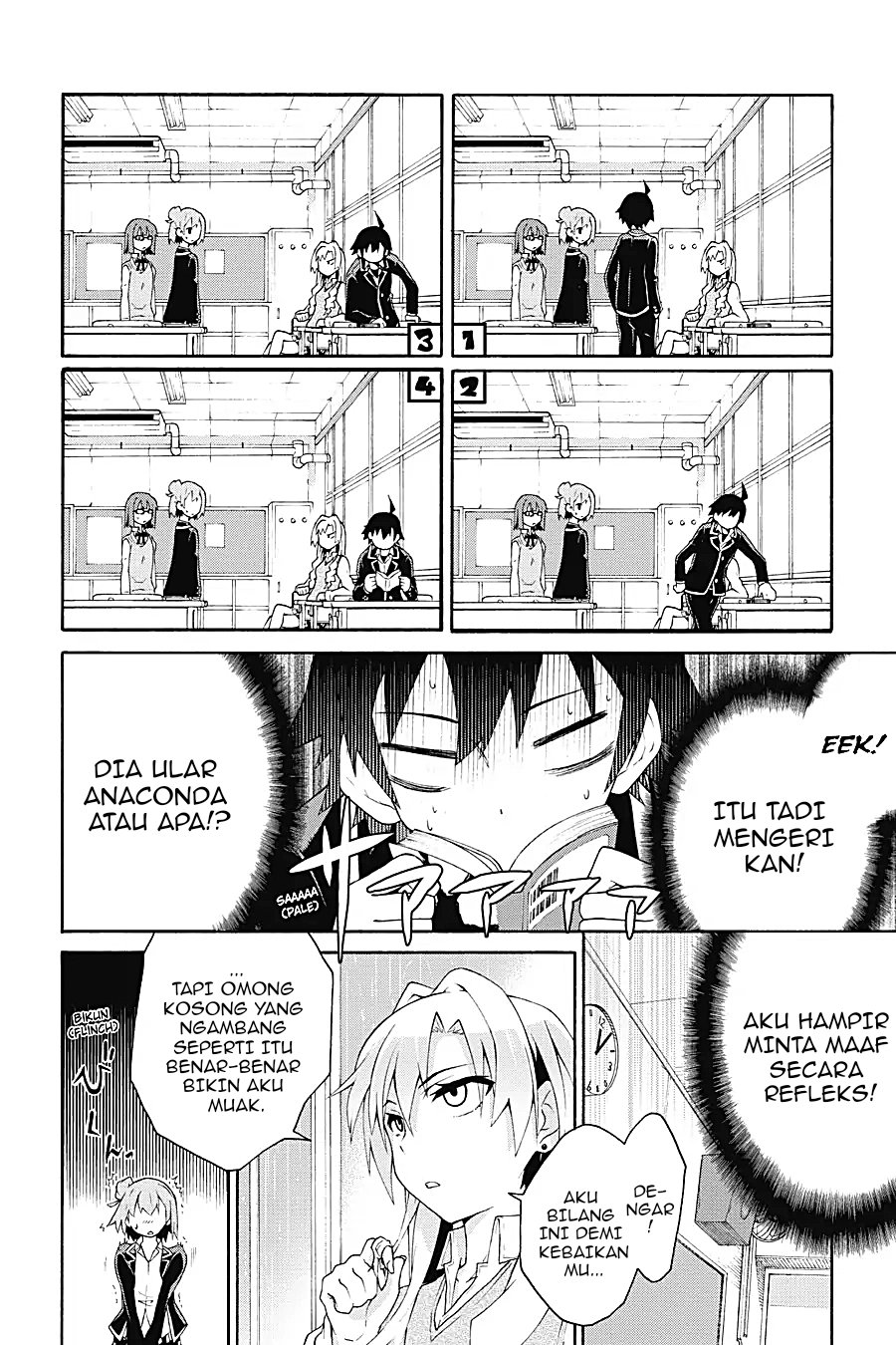 Baca Yahari Ore no Seishun Love Come wa Machigatteiru Chapter 4.2 Bahasa Indonesia page 8