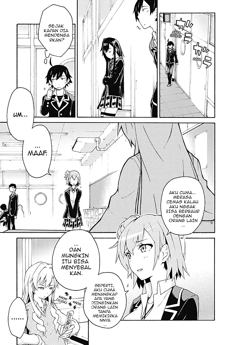 Baca Yahari Ore no Seishun Love Come wa Machigatteiru Chapter 4.2 Bahasa Indonesia page 20