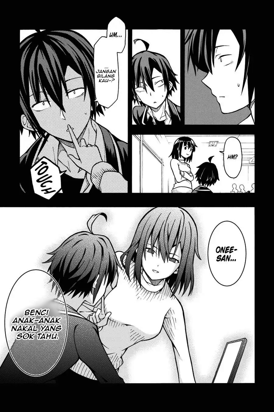 Baca Yahari Ore no Seishun Love Come wa Machigatteiru Chapter 40 Bahasa Indonesia page 18