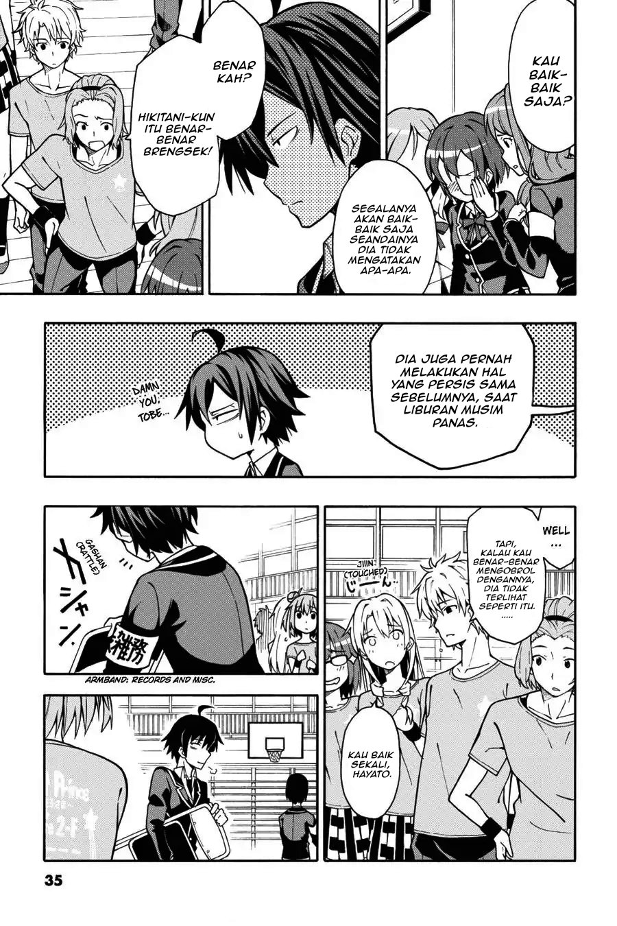 Yahari Ore no Seishun Love Come wa Machigatteiru Chapter 42 - Page 3