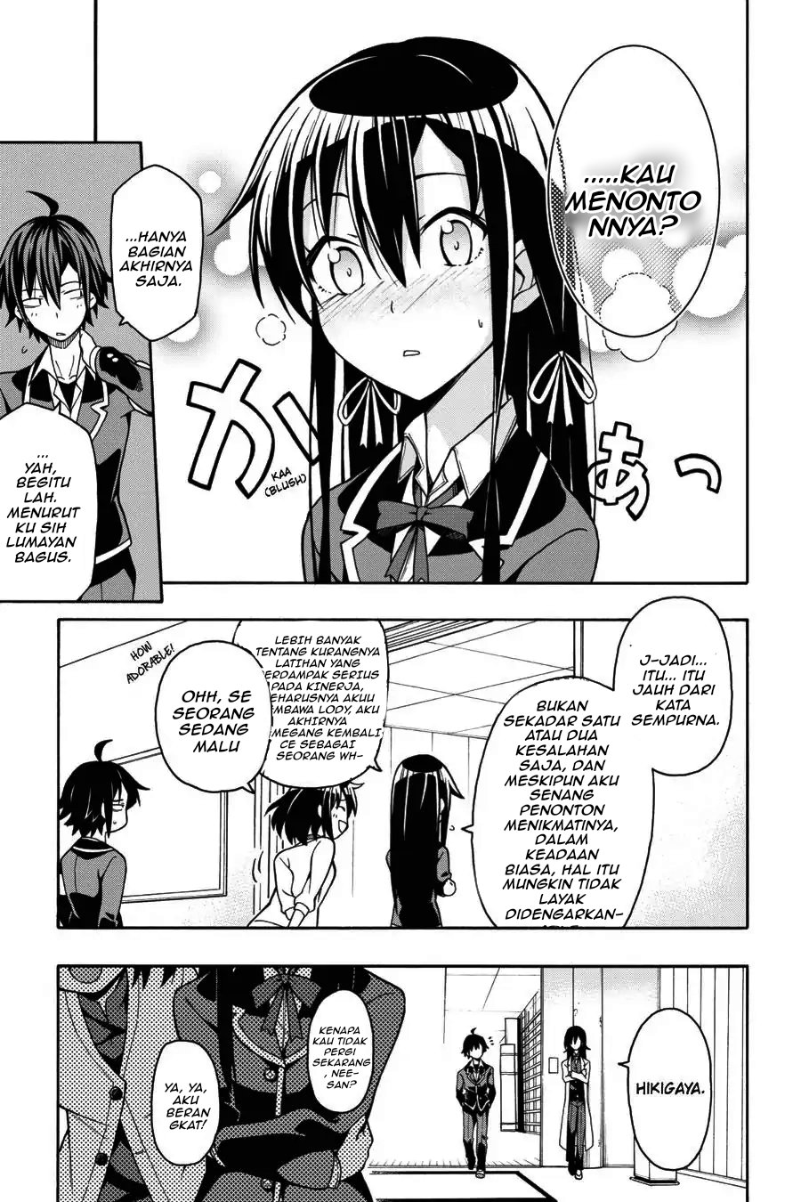 Yahari Ore no Seishun Love Come wa Machigatteiru Chapter 42 - Page 7