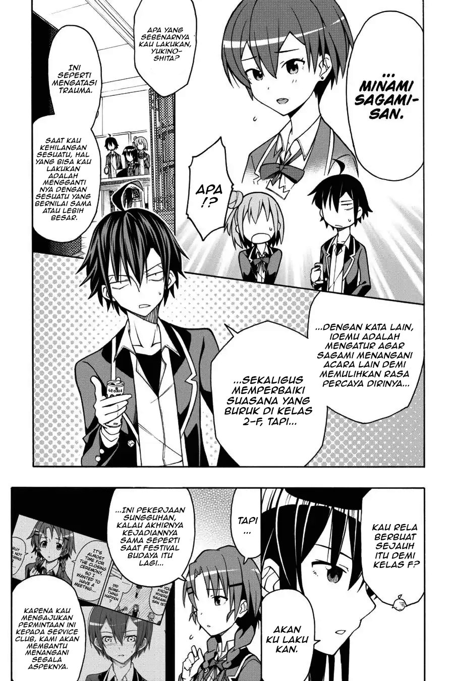Baca Yahari Ore no Seishun Love Come wa Machigatteiru Chapter 43 Bahasa Indonesia page 28