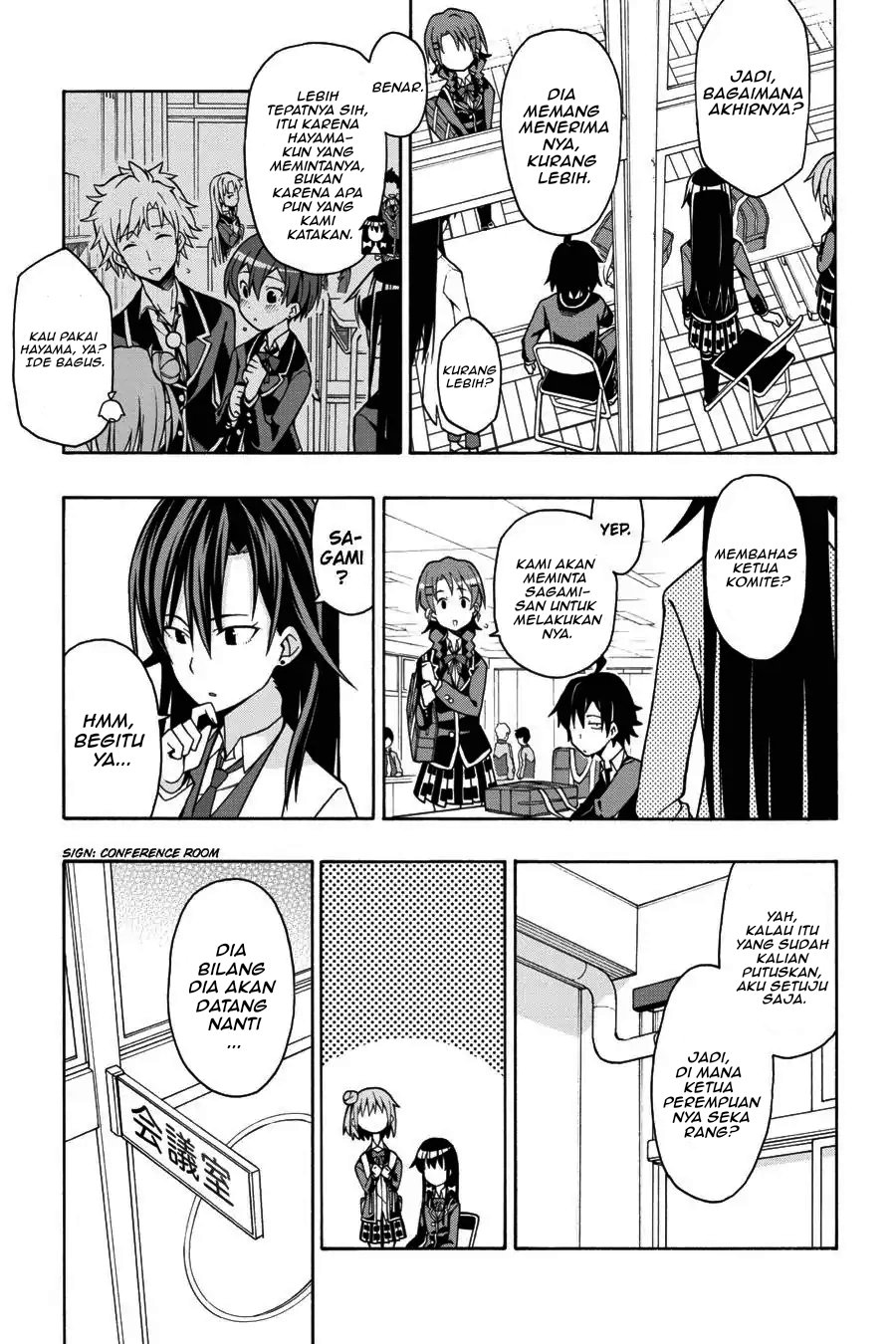 Baca Yahari Ore no Seishun Love Come wa Machigatteiru Chapter 43 Bahasa Indonesia page 36