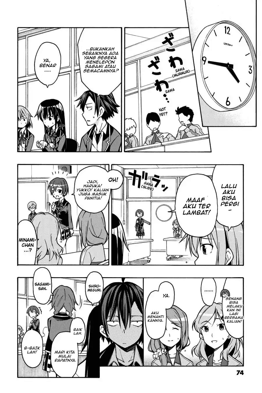 Baca Yahari Ore no Seishun Love Come wa Machigatteiru Chapter 43 Bahasa Indonesia page 38