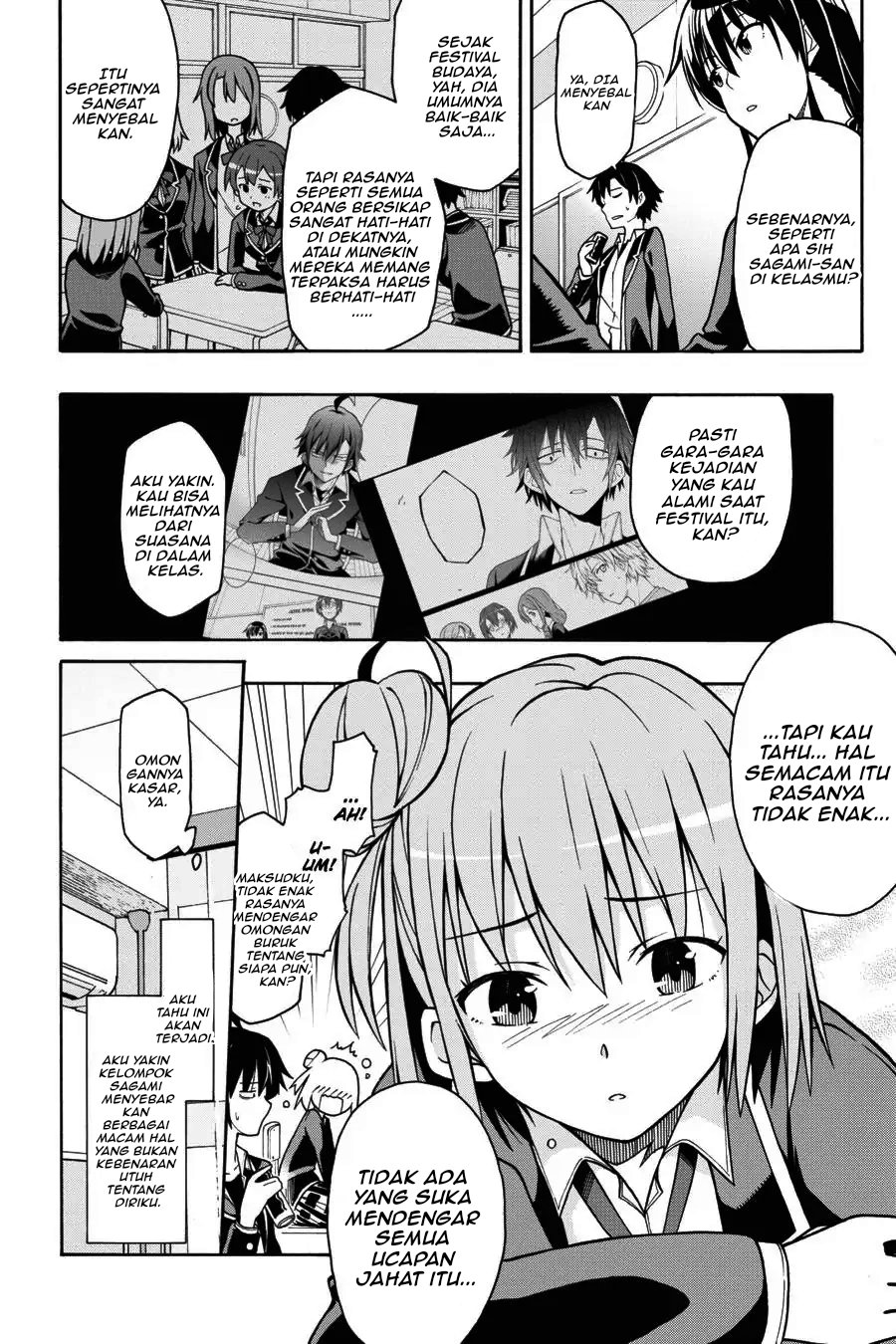 Baca Yahari Ore no Seishun Love Come wa Machigatteiru Chapter 43 Bahasa Indonesia page 12