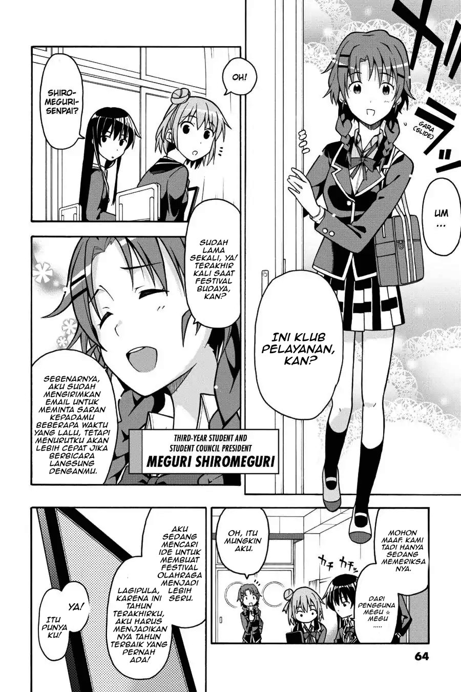 Baca Yahari Ore no Seishun Love Come wa Machigatteiru Chapter 43 Bahasa Indonesia page 16