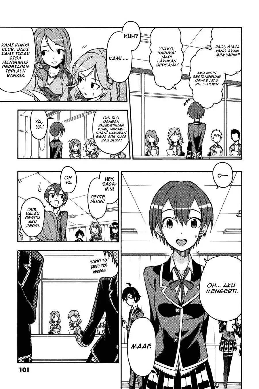 Baca Yahari Ore no Seishun Love Come wa Machigatteiru Chapter 44 Bahasa Indonesia page 34