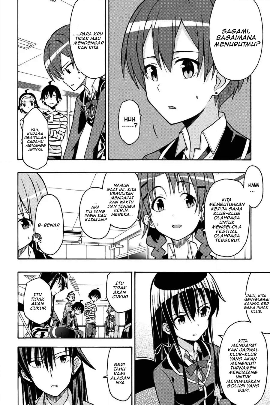 Baca Yahari Ore no Seishun Love Come wa Machigatteiru Chapter 44 Bahasa Indonesia page 44
