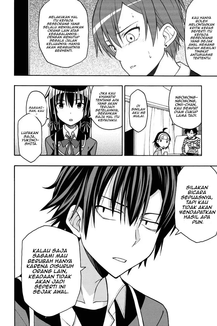 Baca Yahari Ore no Seishun Love Come wa Machigatteiru Chapter 44 Bahasa Indonesia page 52