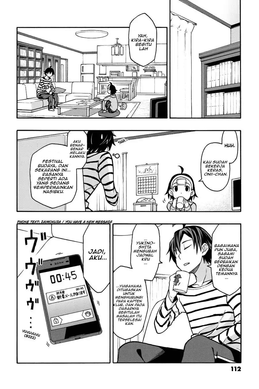 Baca Yahari Ore no Seishun Love Come wa Machigatteiru Chapter 44 Bahasa Indonesia page 56