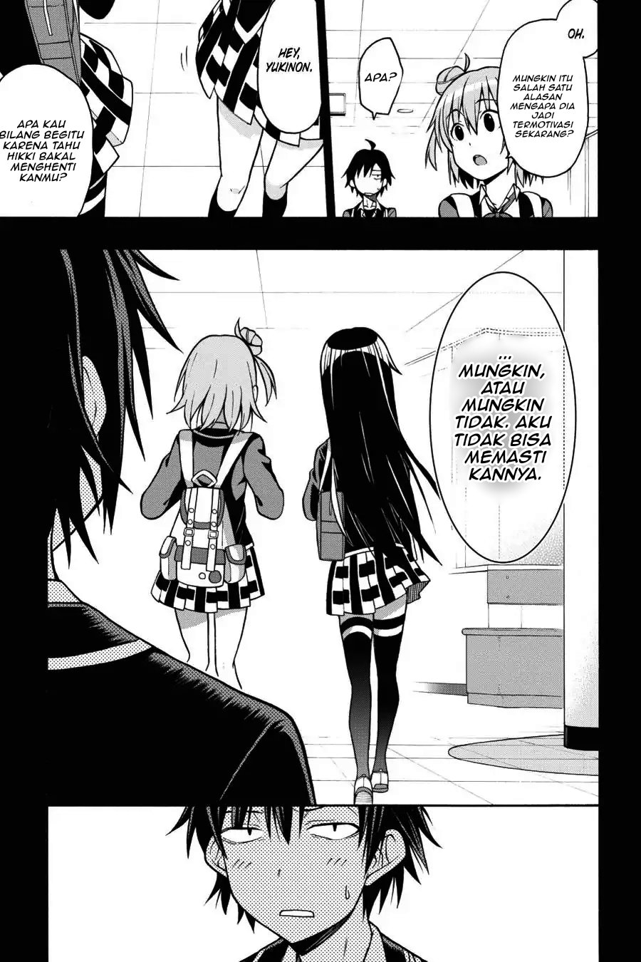 Baca Yahari Ore no Seishun Love Come wa Machigatteiru Chapter 44 Bahasa Indonesia page 62