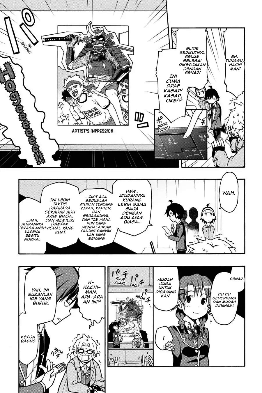 Baca Yahari Ore no Seishun Love Come wa Machigatteiru Chapter 44 Bahasa Indonesia page 22