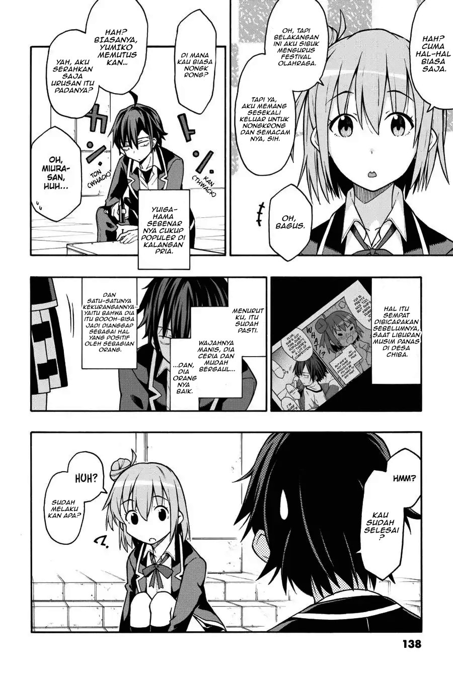 Yahari Ore no Seishun Love Come wa Machigatteiru Chapter 45 - Page 22
