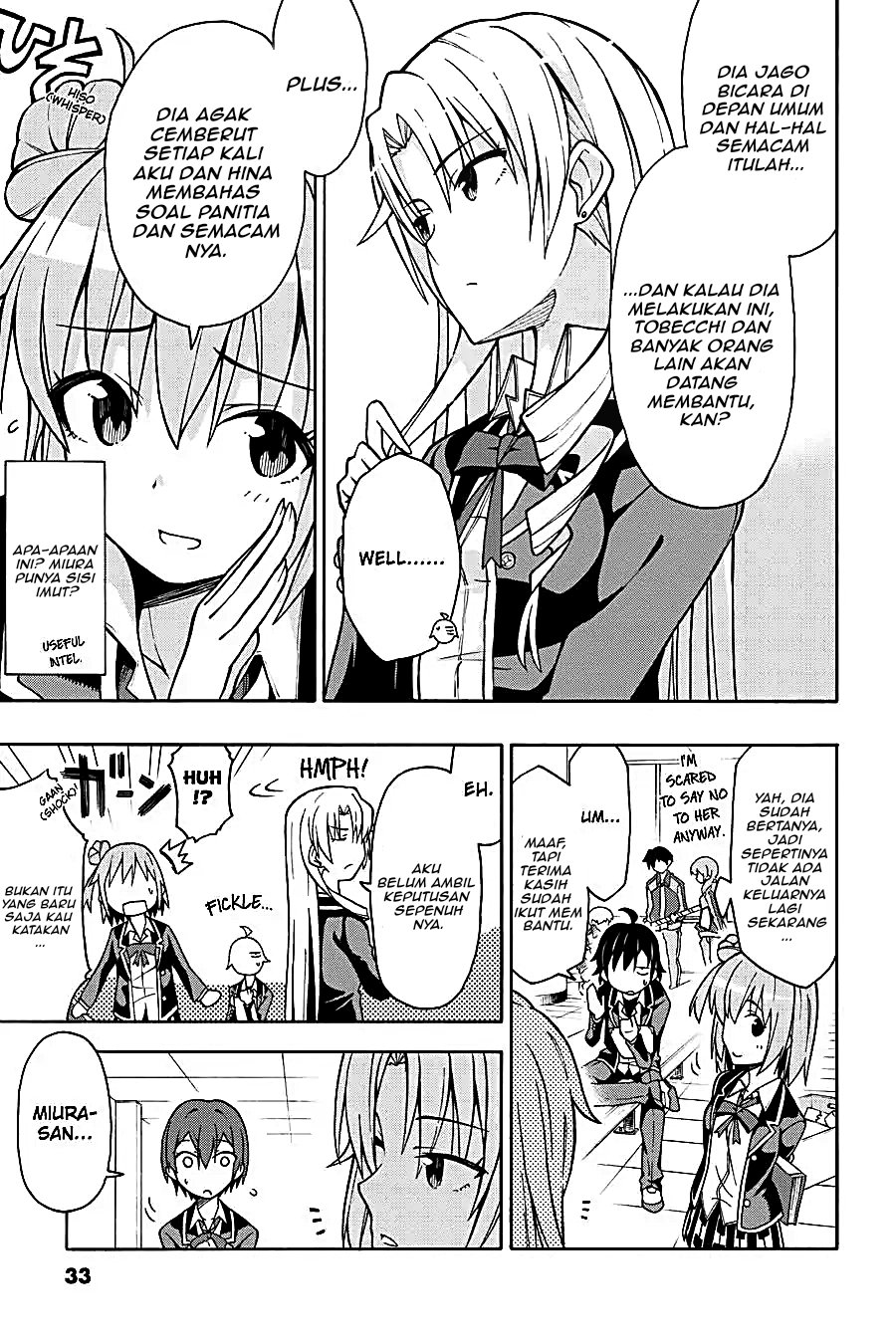 Yahari Ore no Seishun Love Come wa Machigatteiru Chapter 47 - Page 27