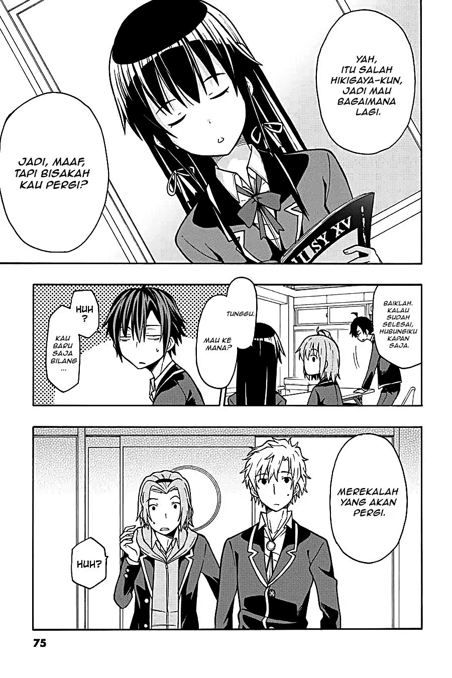 Yahari Ore no Seishun Love Come wa Machigatteiru Chapter 49 - Page 6