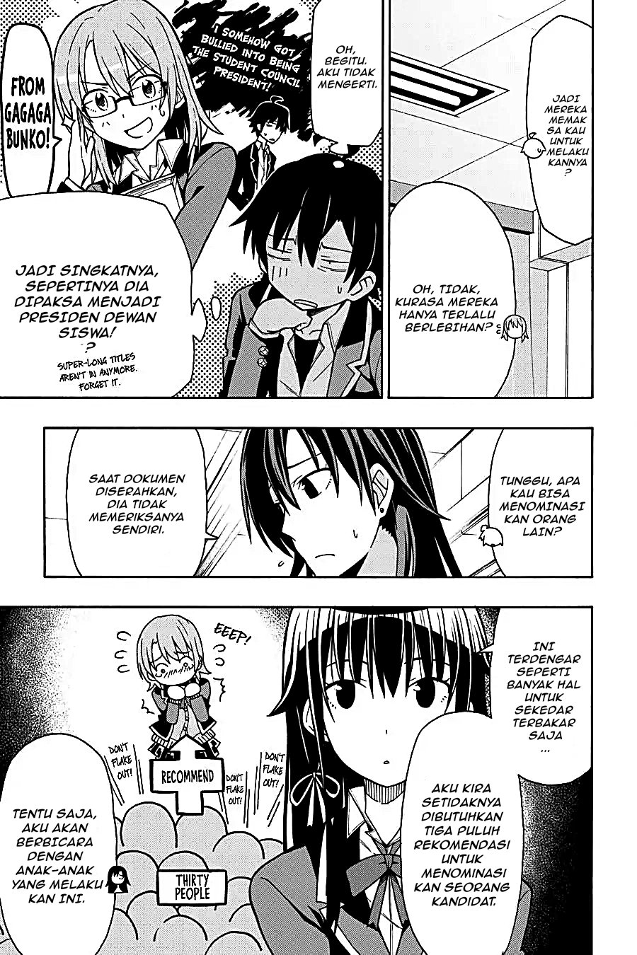 Yahari Ore no Seishun Love Come wa Machigatteiru Chapter 53 - Page 18