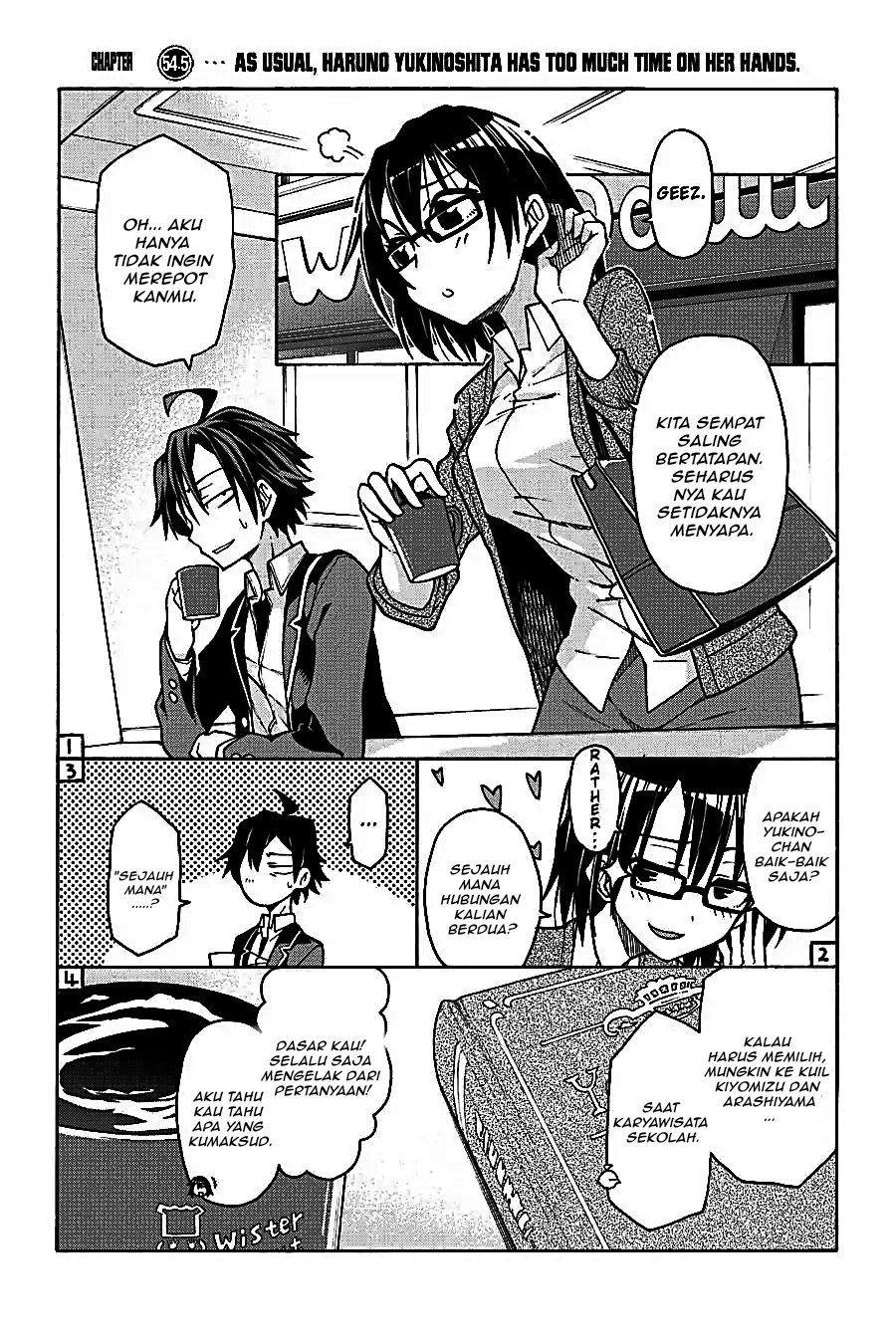 Yahari Ore no Seishun Love Come wa Machigatteiru Chapter 57 - Page 43