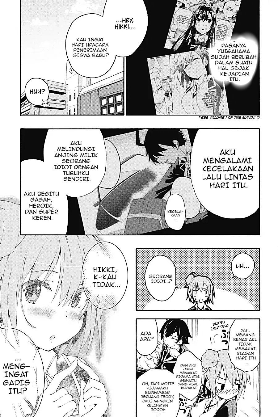 Yahari Ore no Seishun Love Come wa Machigatteiru Chapter 6.1 - Page 7