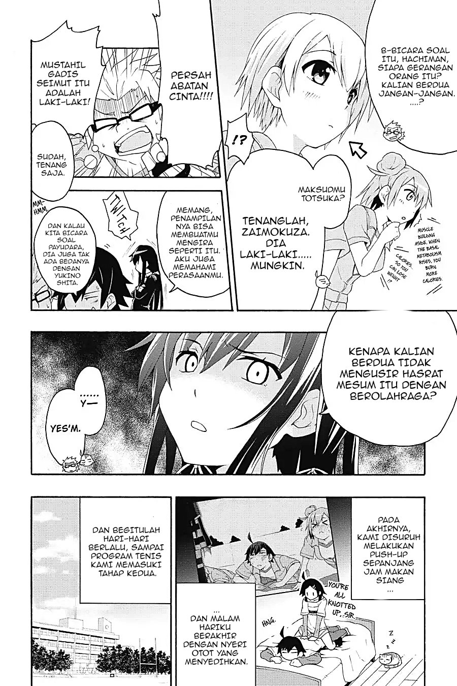 Baca Yahari Ore no Seishun Love Come wa Machigatteiru Chapter 6.3 Bahasa Indonesia page 8