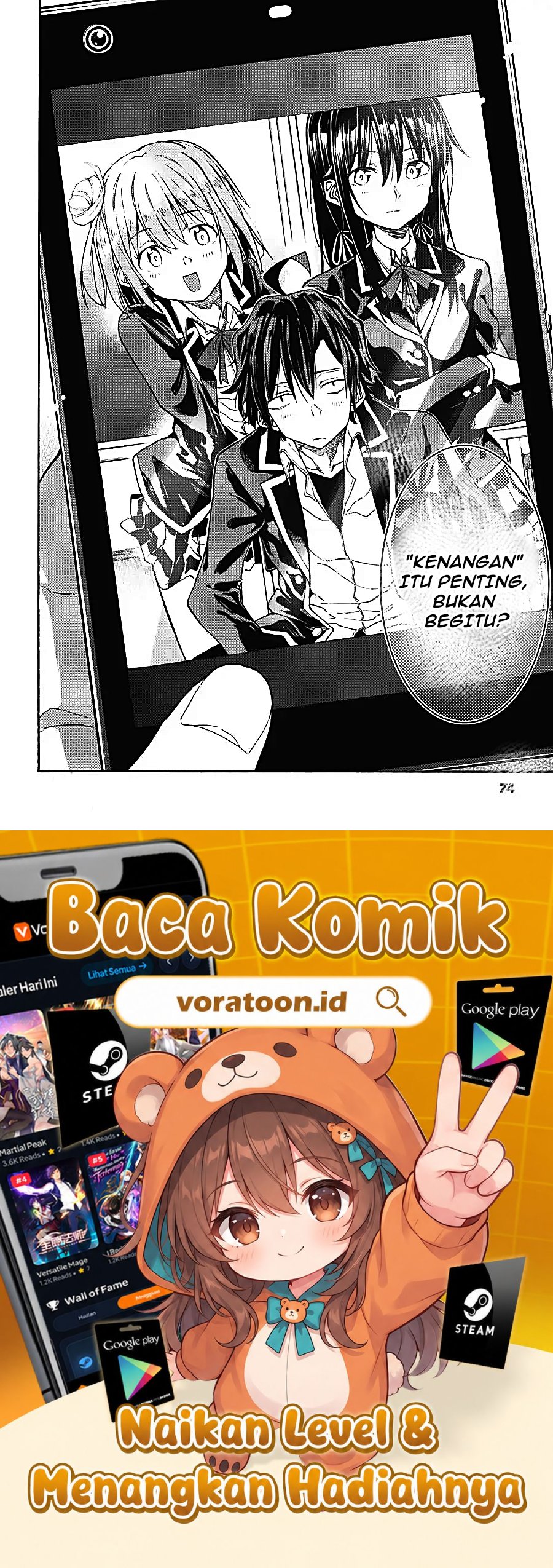 Yahari Ore no Seishun Love Come wa Machigatteiru Chapter 71 - Page 34