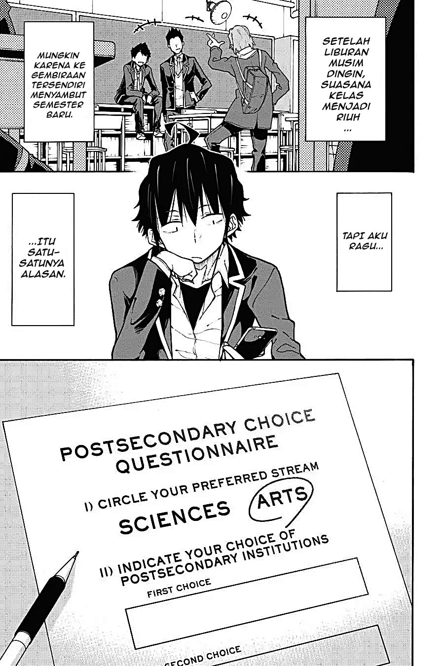 Yahari Ore no Seishun Love Come wa Machigatteiru Chapter 74 - Page 3