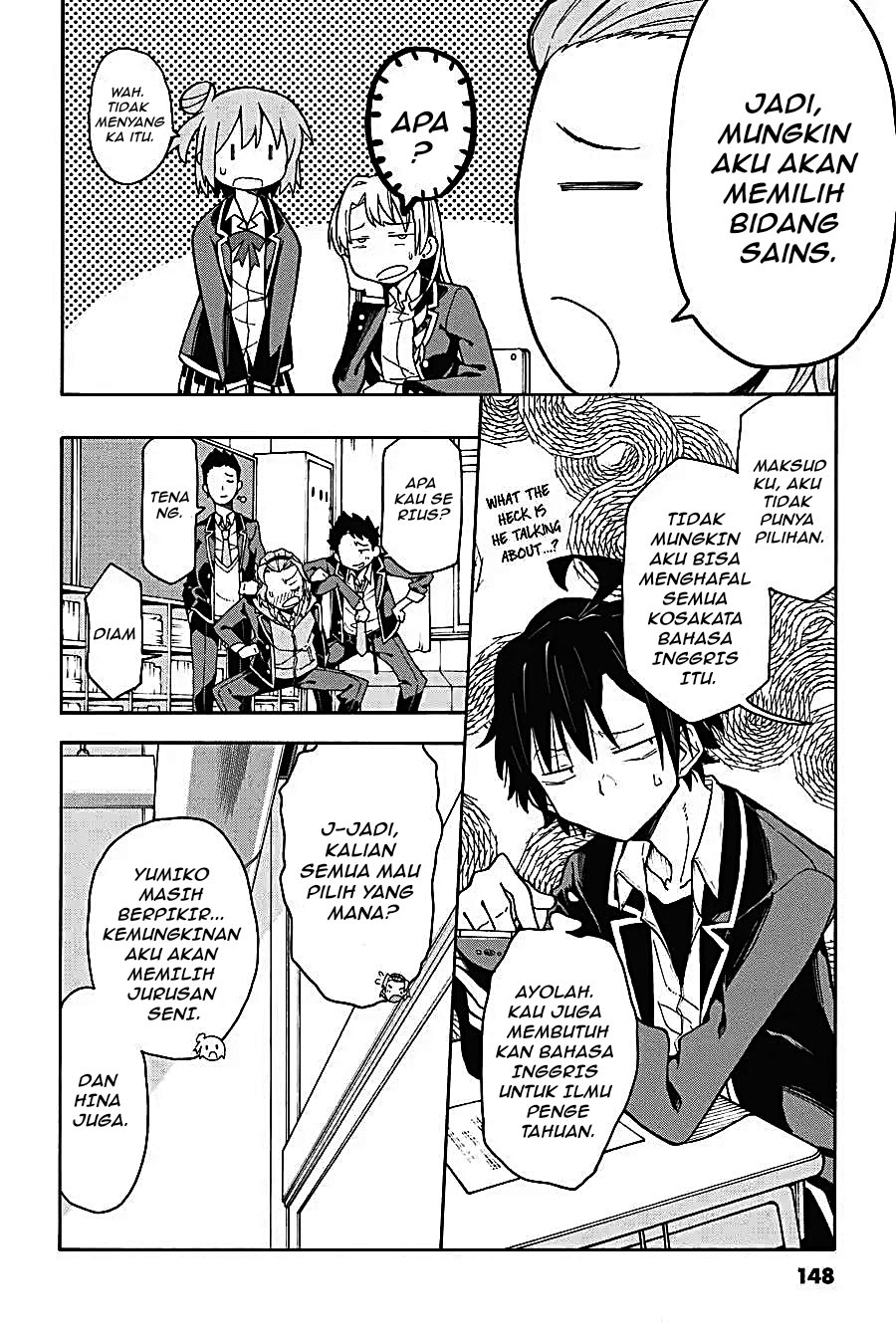 Yahari Ore no Seishun Love Come wa Machigatteiru Chapter 74 - Page 6
