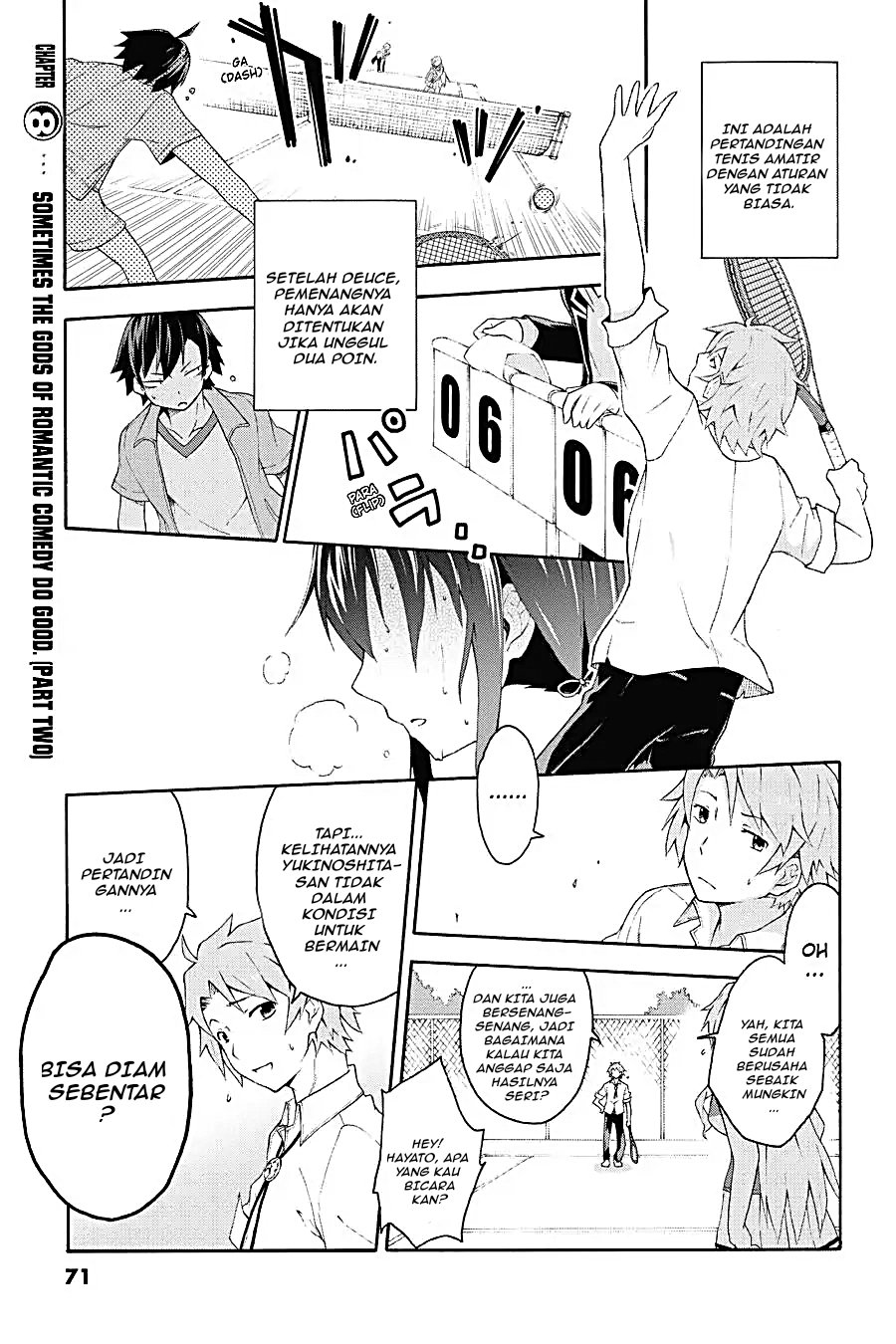 Baca Yahari Ore no Seishun Love Come wa Machigatteiru Chapter 8.1 Bahasa Indonesia page 6