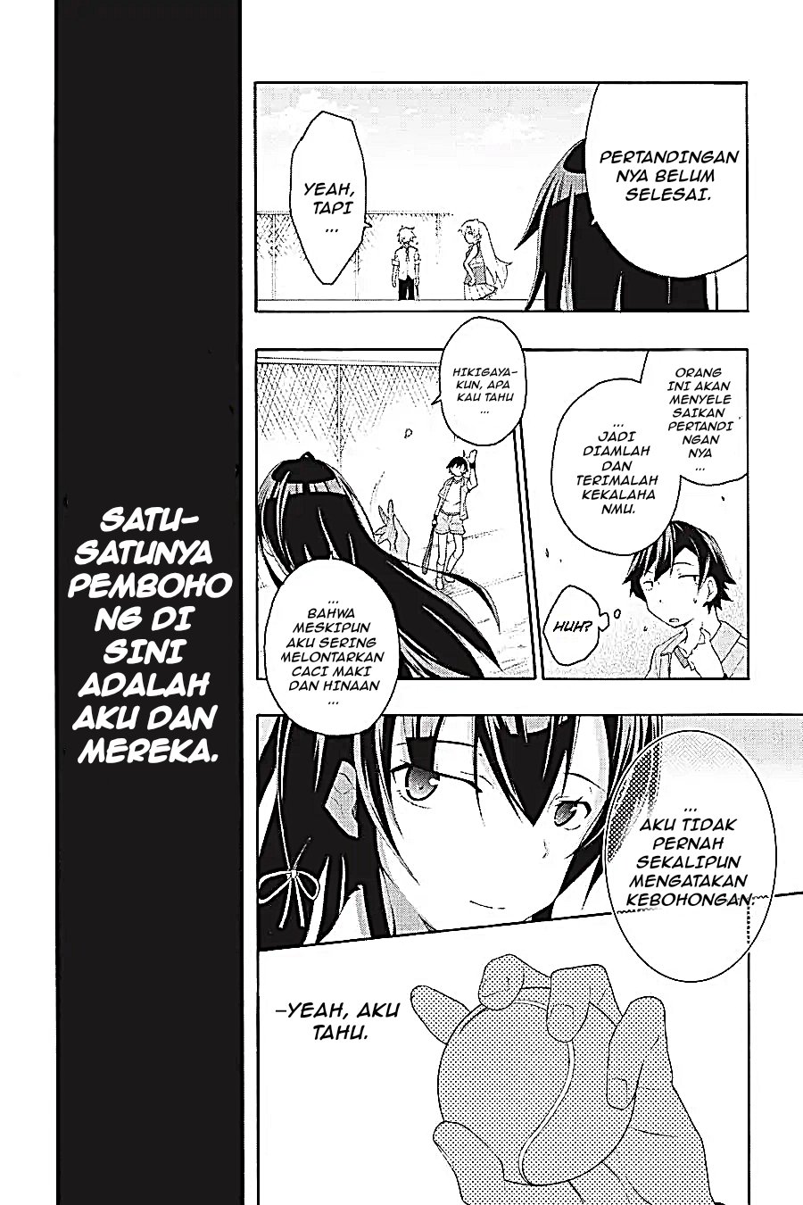 Baca Yahari Ore no Seishun Love Come wa Machigatteiru Chapter 8.1 Bahasa Indonesia page 8