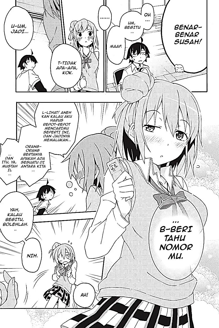 Baca Yahari Ore no Seishun Love Come wa Machigatteiru Chapter 9.2 Bahasa Indonesia page 8