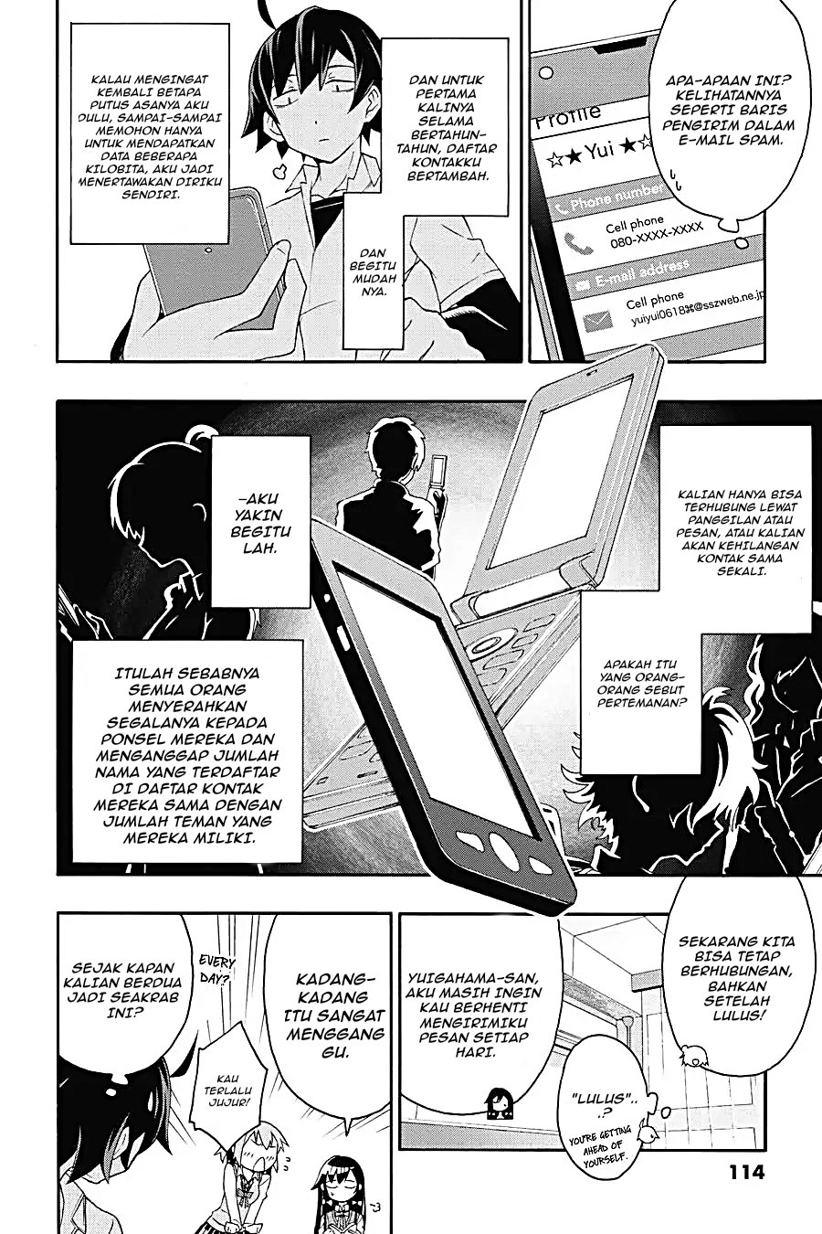 Baca Yahari Ore no Seishun Love Come wa Machigatteiru Chapter 9.2 Bahasa Indonesia page 14
