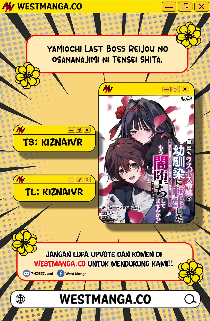 Baca Yami-ochi Rasu Bosu Reijou No Osananajimi Ni Tensei Shita. Ore Ga Shindara Bad End Kakutei Na Node Saikyou Ni Natta Kedo, Mou Yami-ochi “yandere-ka” Shitemasen Ka? - Chapter 11 halaman 1