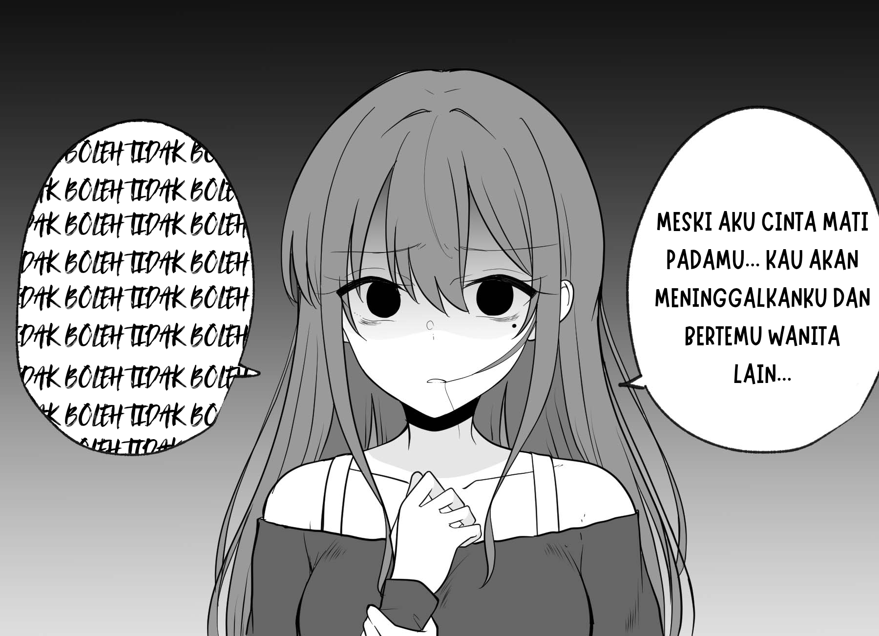 Baca Yandere no You de Yandere ja Nai Chotto Dake Yandere na Onnanoko - Chapter 6 halaman 3
