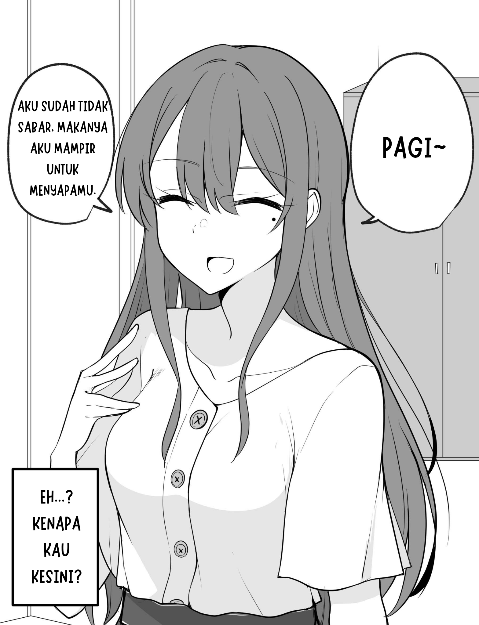 Baca Yandere no You de Yandere ja Nai Chotto Dake Yandere na Onnanoko - Chapter 7 halaman 1