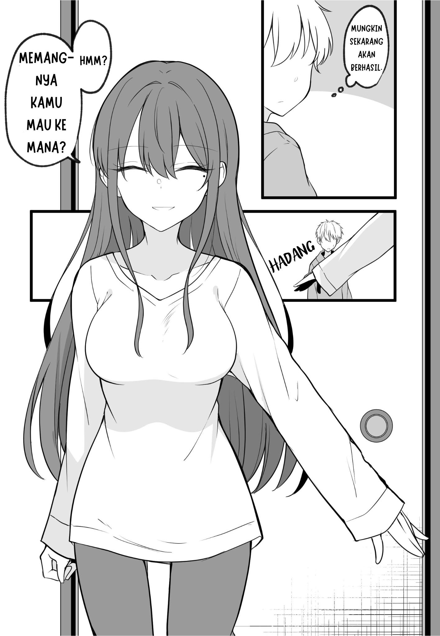 Baca Yandere no You de Yandere ja Nai Chotto Dake Yandere na Onnanoko - Chapter 9 halaman 1