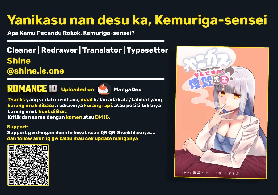 Baca Yanikasu nan desu ka, Kemuriga-sensei - Chapter 3 halaman 18