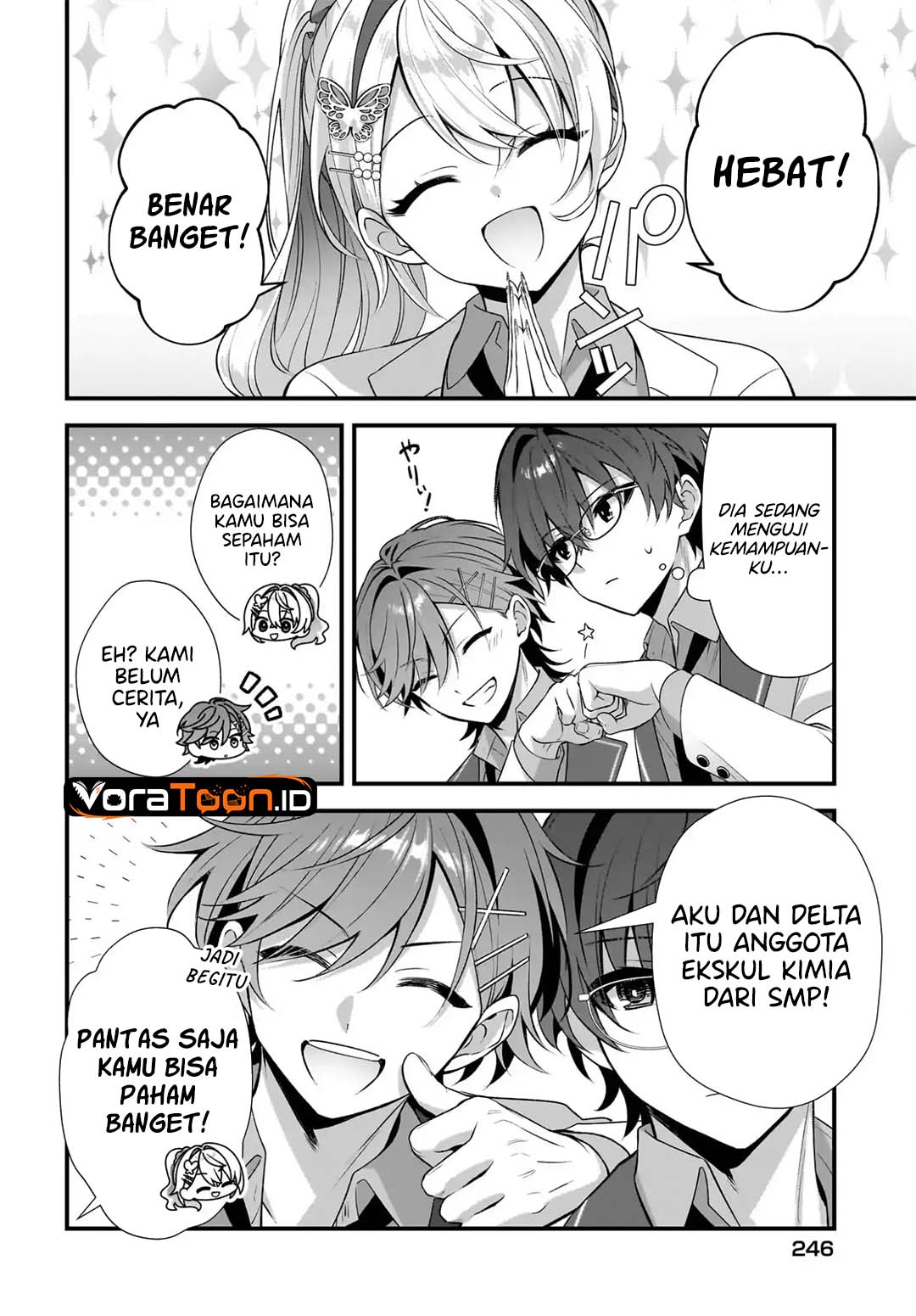 Yotte, Hatsukoi wa Shoumei sareta. Delta to Gamma no Rigakubu Note Chapter 4 - Page 19