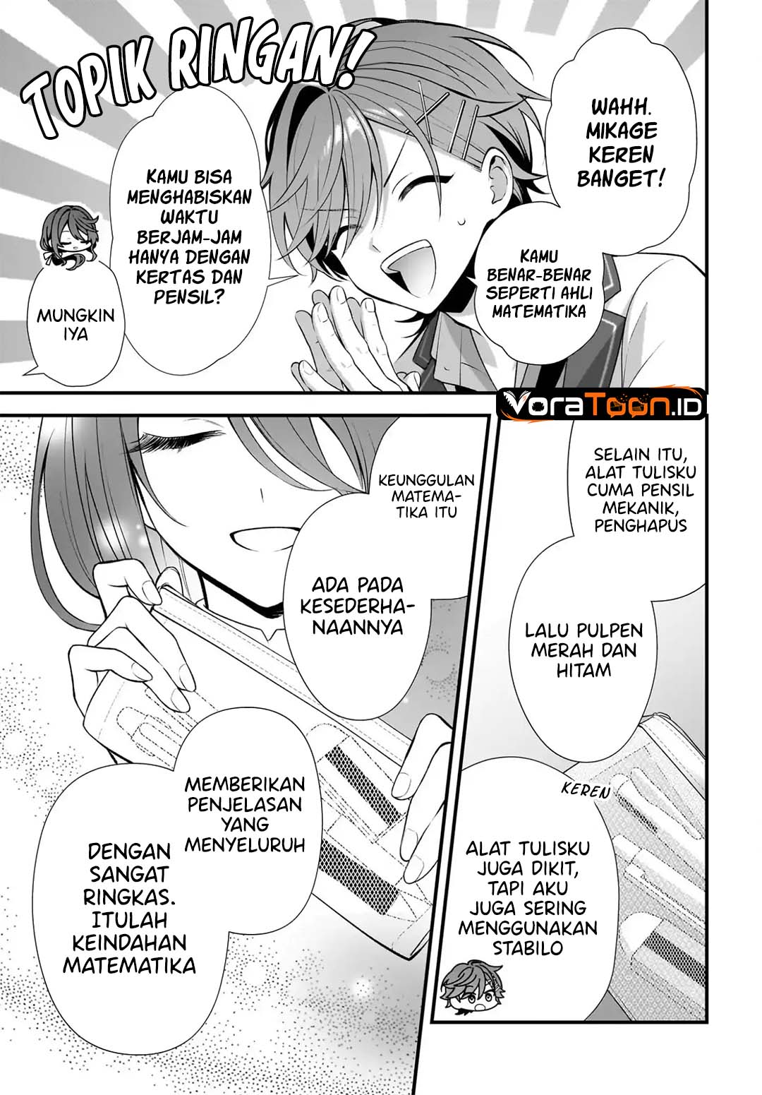 Yotte, Hatsukoi wa Shoumei sareta. Delta to Gamma no Rigakubu Note Chapter 4 - Page 38