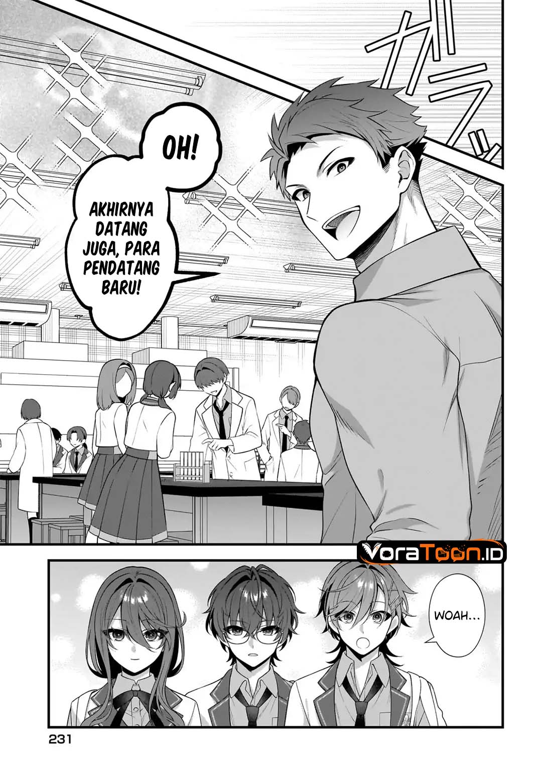 Yotte, Hatsukoi wa Shoumei sareta. Delta to Gamma no Rigakubu Note Chapter 4 - Page 4