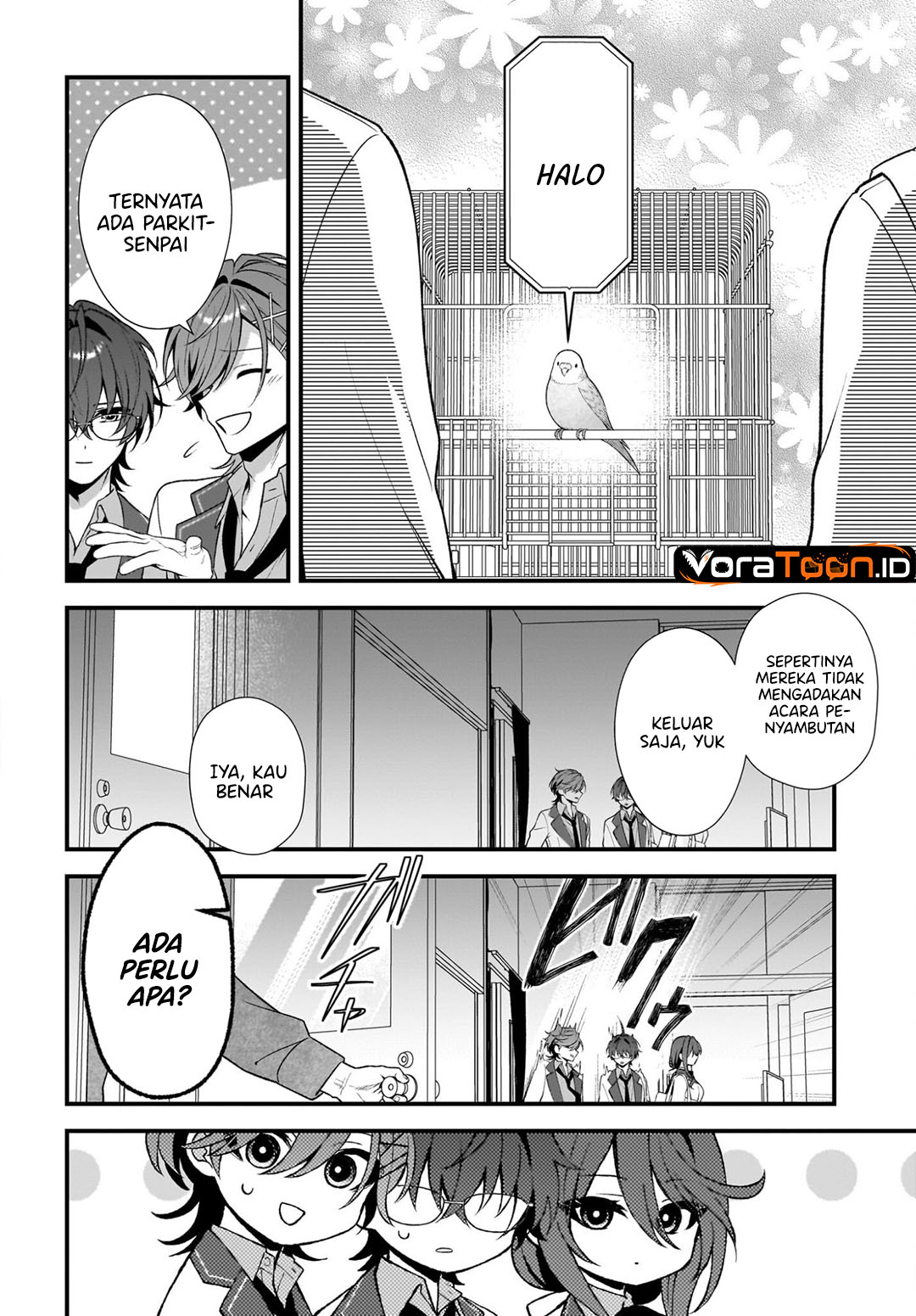 Halaman 11 dari Yotte, Hatsukoi wa Shoumei sareta. Delta to Gamma no Rigakubu Note Chapter 5