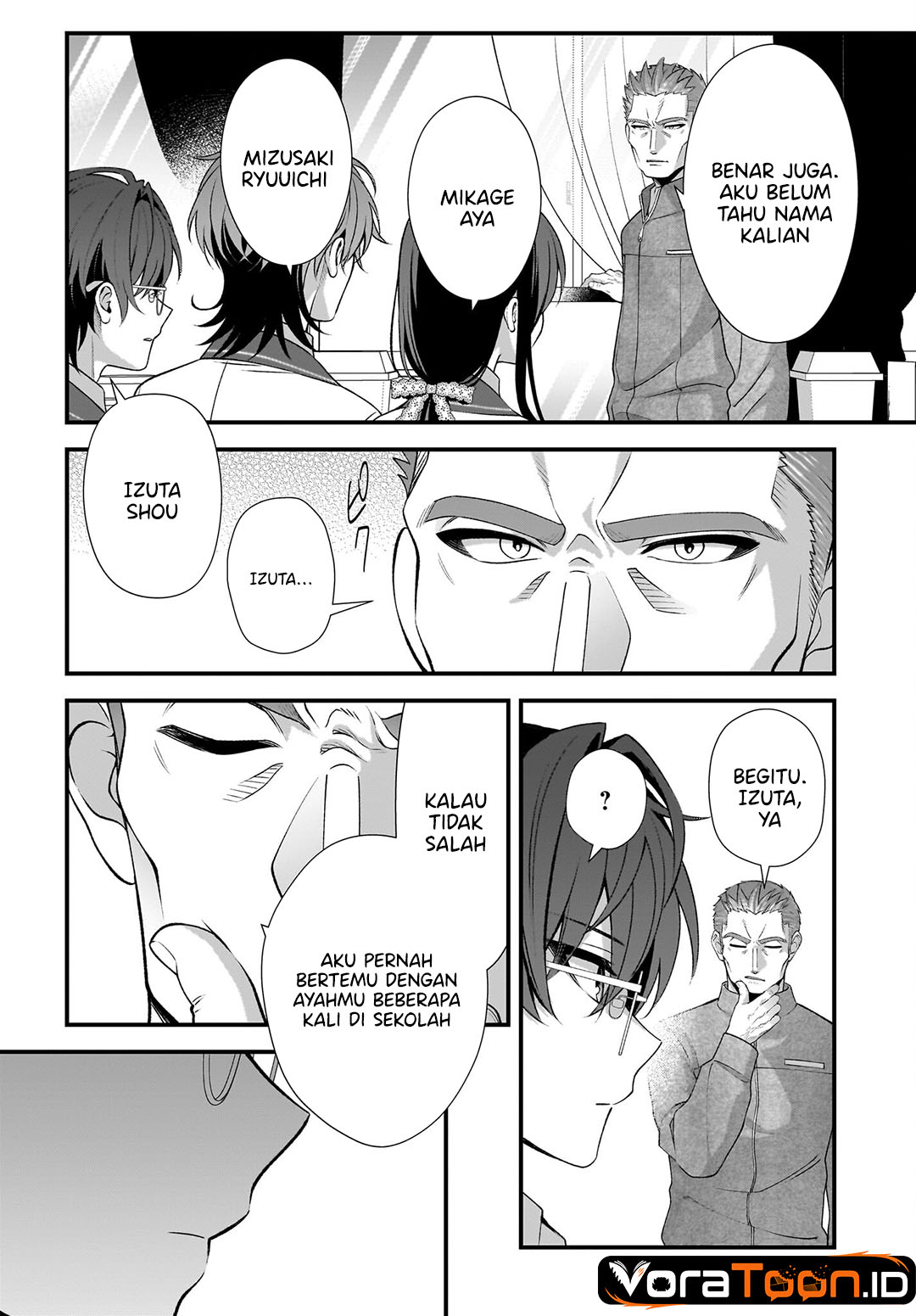 Halaman 19 dari Yotte, Hatsukoi wa Shoumei sareta. Delta to Gamma no Rigakubu Note Chapter 5