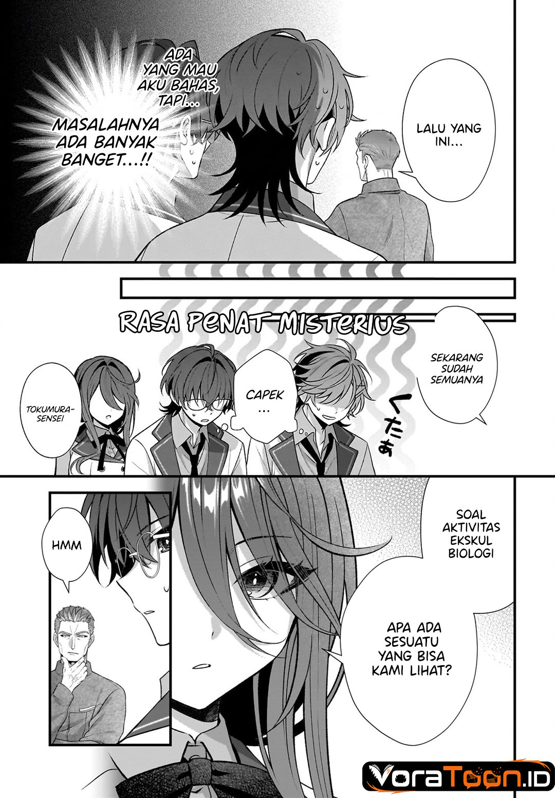 Halaman 22 dari Yotte, Hatsukoi wa Shoumei sareta. Delta to Gamma no Rigakubu Note Chapter 5