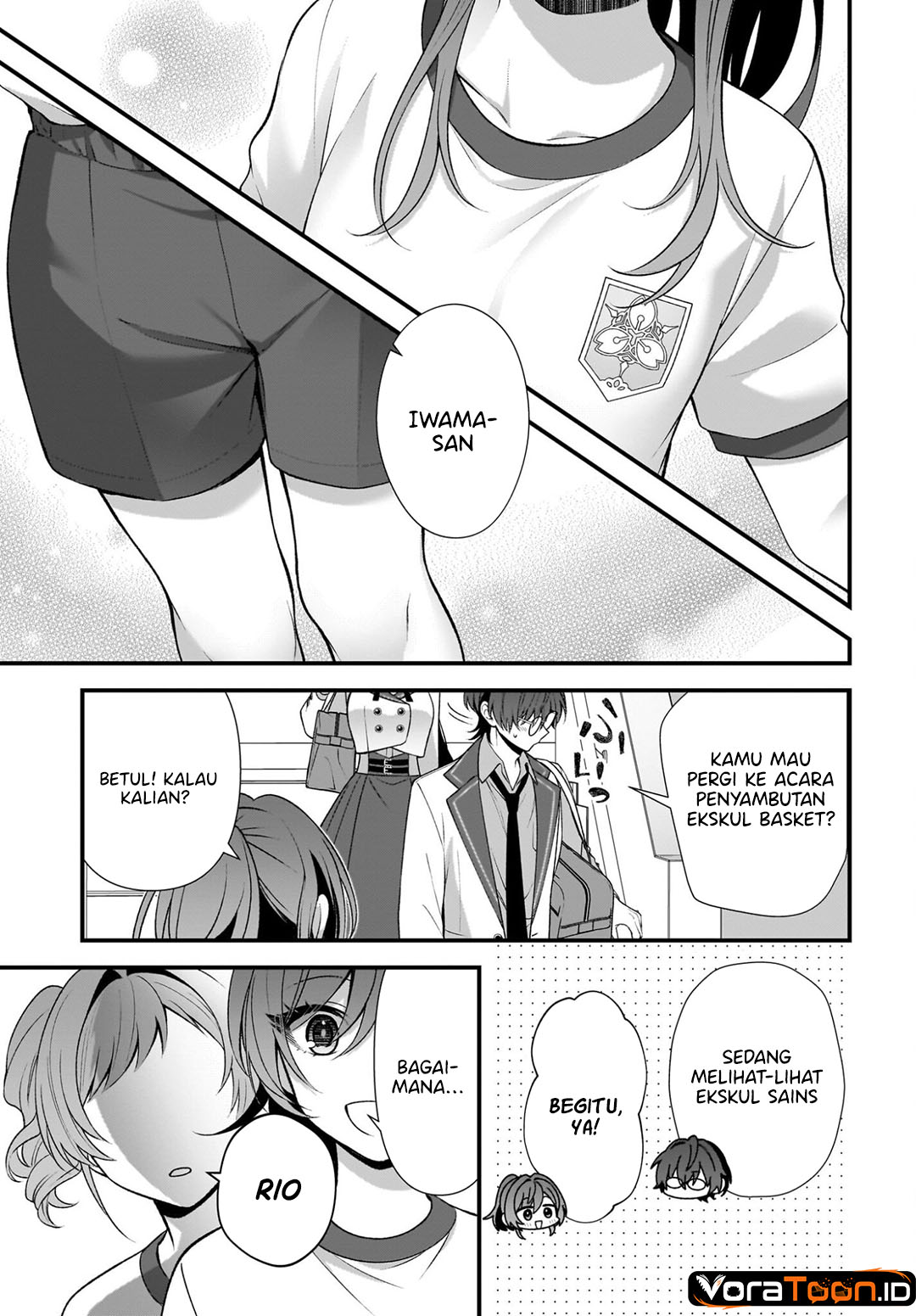 Halaman 4 dari Yotte, Hatsukoi wa Shoumei sareta. Delta to Gamma no Rigakubu Note Chapter 5