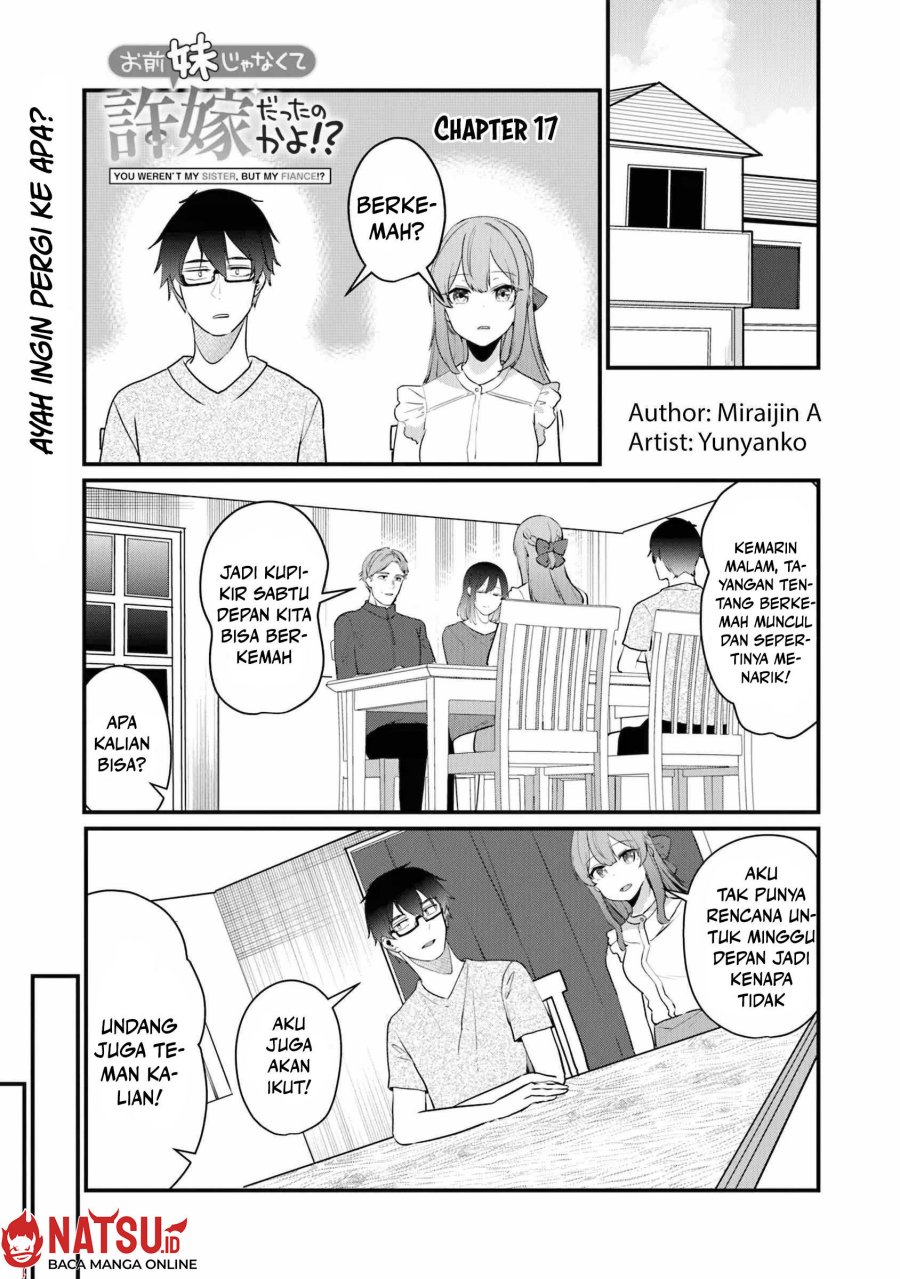 Baca Omae Imouto Janakute Iinazuke Datta no ka yo!? - Chapter 17 halaman 2