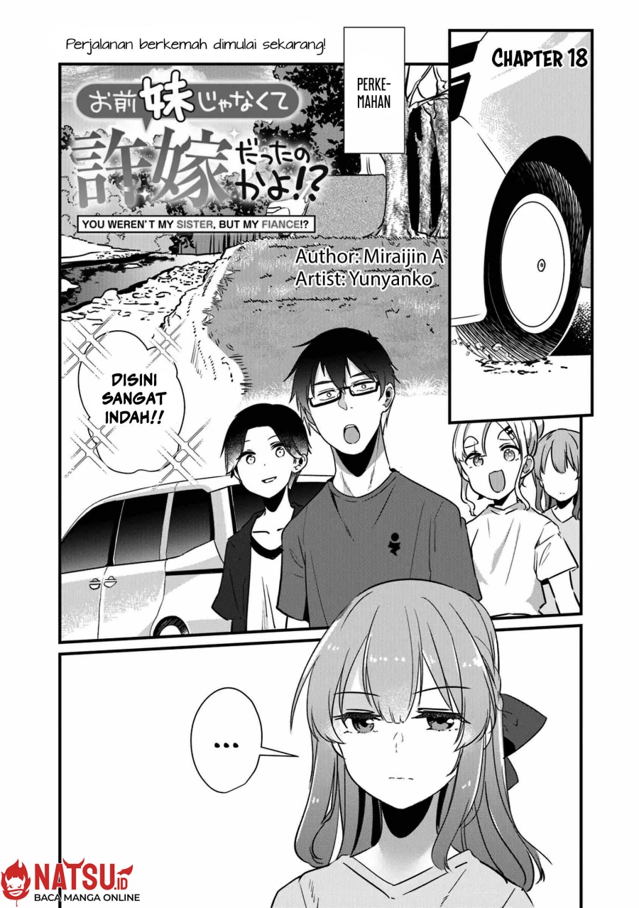 Baca Omae Imouto Janakute Iinazuke Datta no ka yo!? - Chapter 18 halaman 2