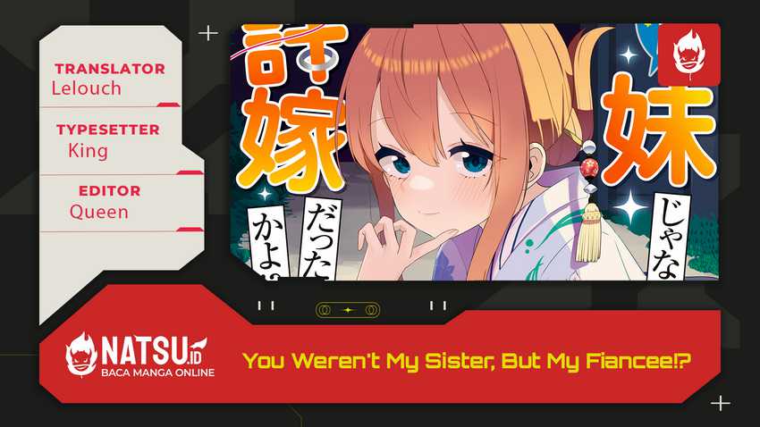 Baca Omae Imouto Janakute Iinazuke Datta no ka yo!? - Chapter 19 halaman 1