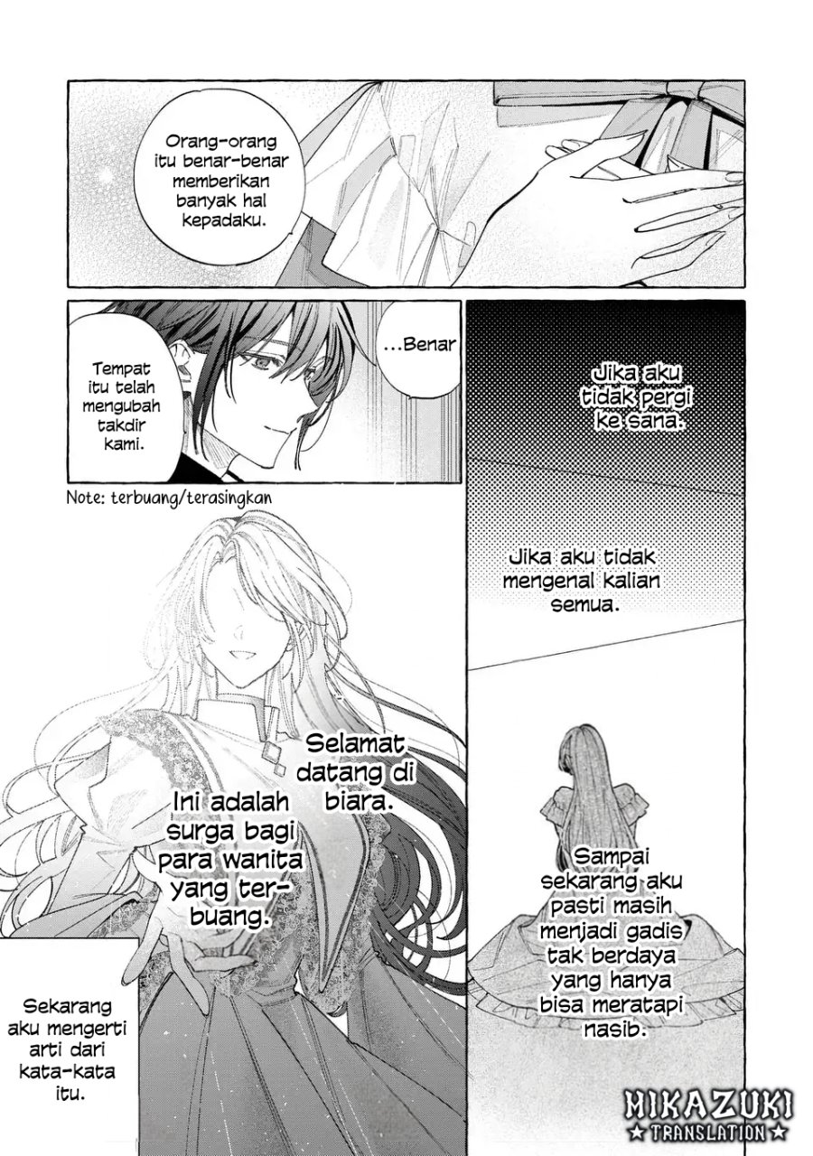 Baca Youkoso Shuudouin e, Koko wa Tsuihou sareta Onna-tachi no Rakuen yo - Chapter 3 halaman 22